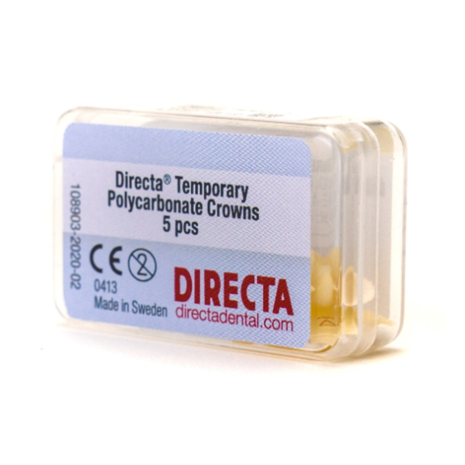 Directa 609210 Polycarbonate Dental Crowns #10 5/Pk Directa 609210 Polycarbonate Dental Crowns #10 5/Pk